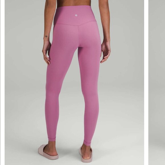 Lululemon Align High-Rise Pant Velvet Dust - Size 2 - GUC Pink Leggings - Picture 12 of 12